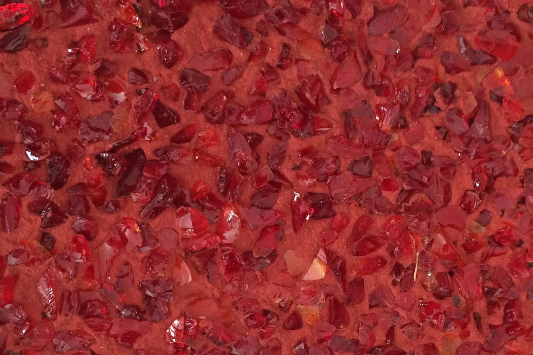  Natursteinsplitter rot