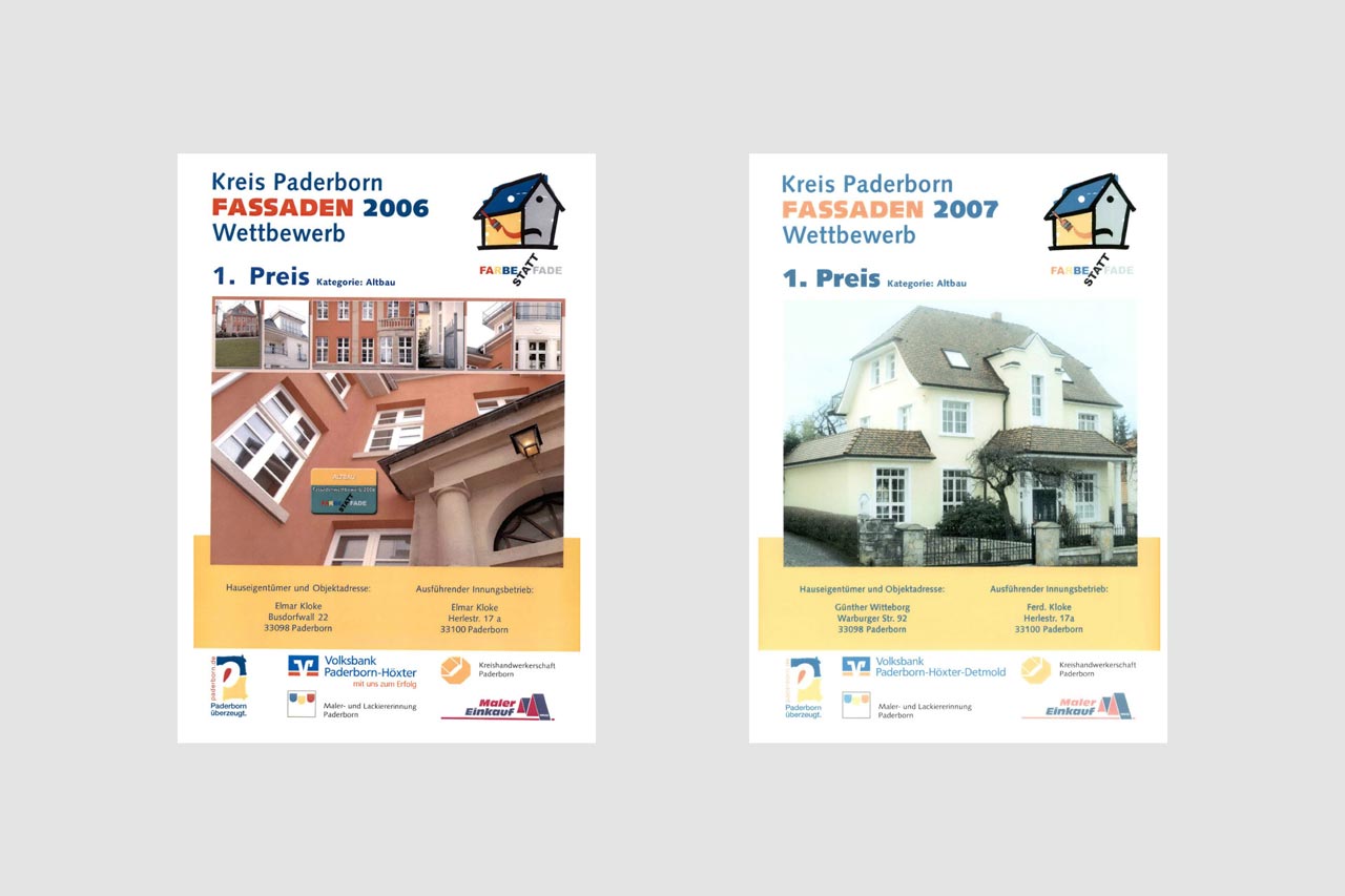 Auszeichnung Fassadenwettbewerb 2006, 2007