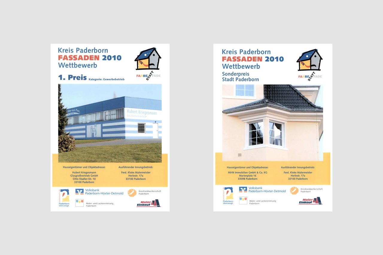 Auszeichnung Fassadenwettbewerb 2010
